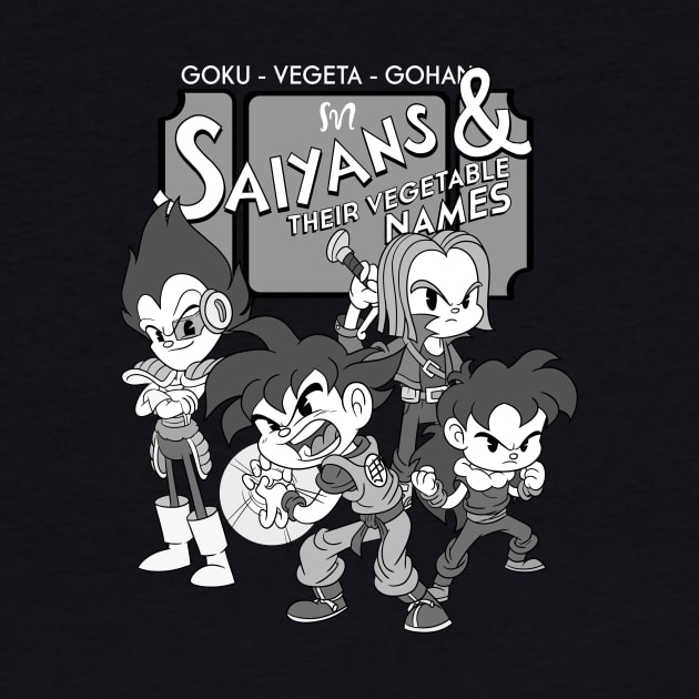 Saiyans and their vegetable names by Juandamurai